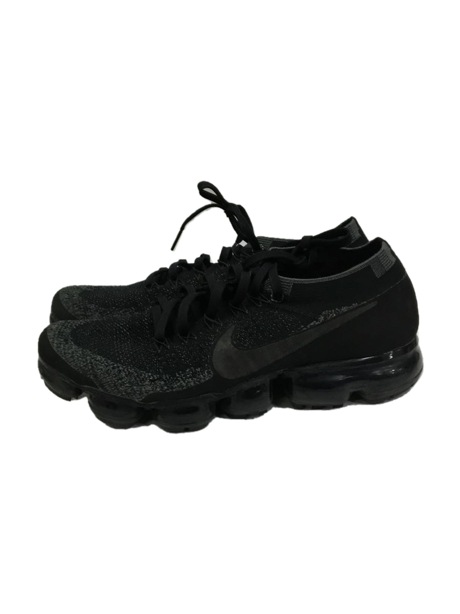 NIKE◆踵補修跡有/LAB AIR VAPORMAX FLYKNIT/ブラック/26.5cm/