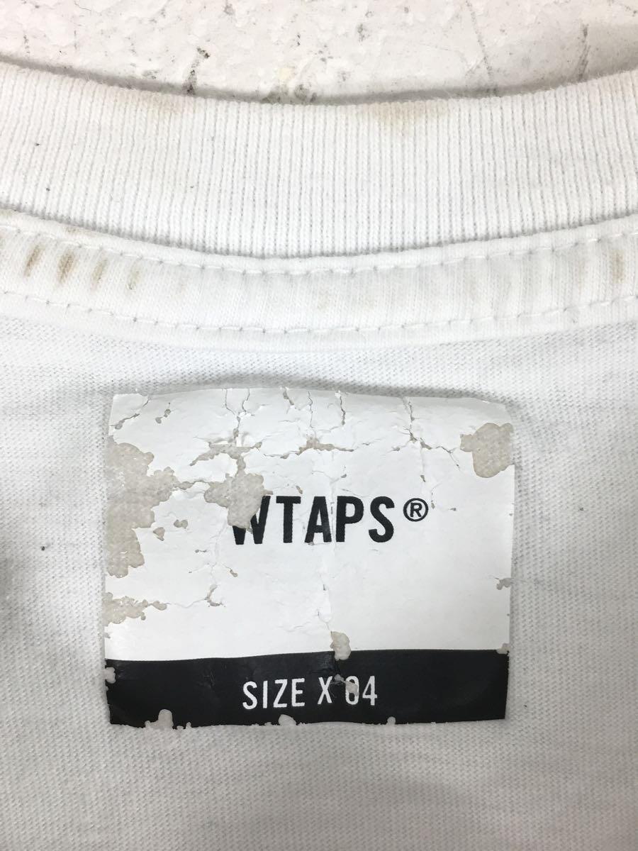 WTAPS◆Tシャツ/4/コットン/WHT_画像3