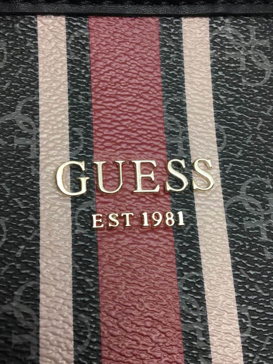 GUESS◆トートバッグ/ビッキーグレーレディース/フェイクレザー/BLK/SS699523_画像5