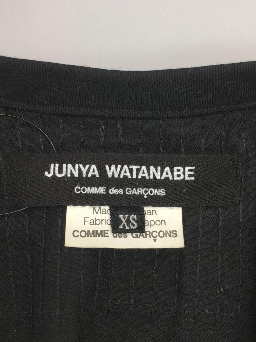 JUNYA WATANABE COMME des GARCONS◆半袖ワンピース/XS/ウール/BLK/JT-O038_画像3