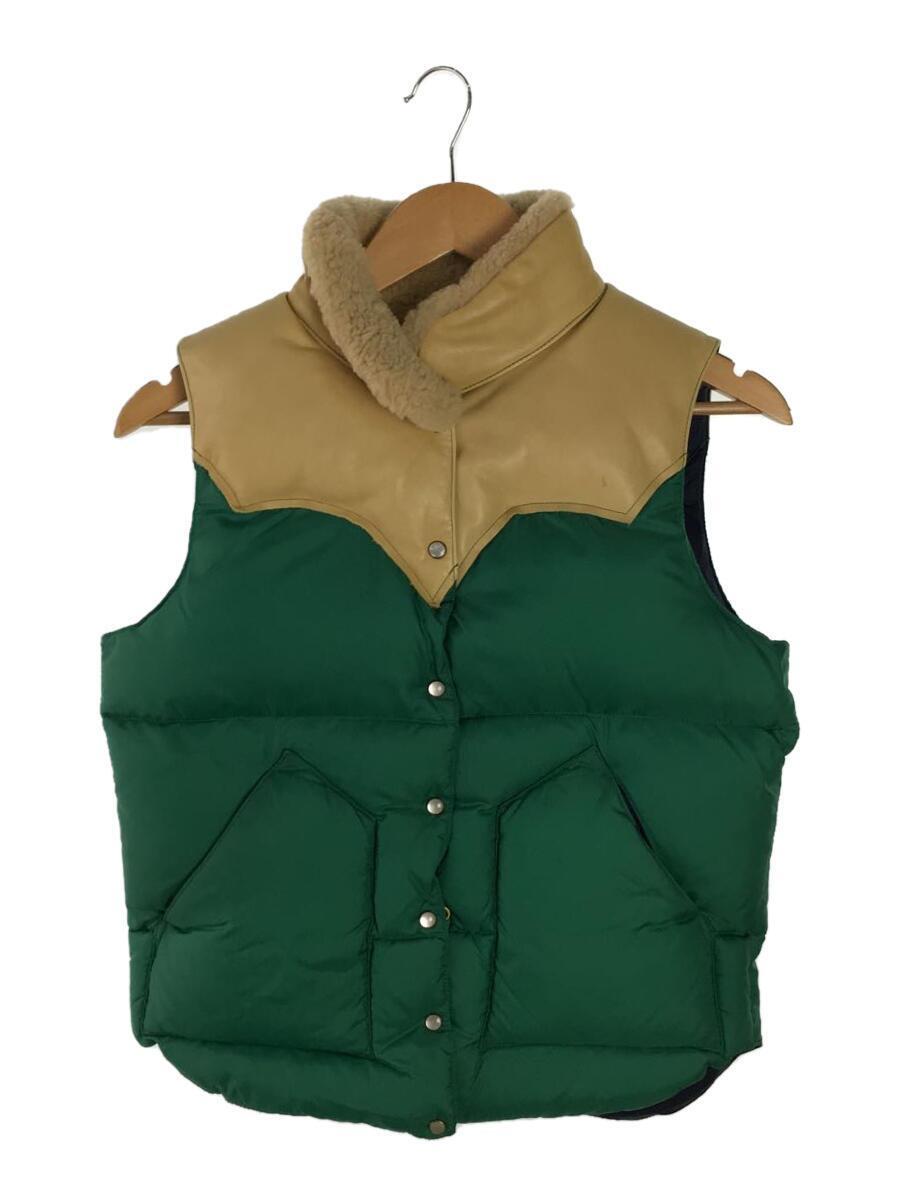 Rocky Mountain Featherbed◆ダウンベスト/ナイロン/グリーン/450-442-70/別注/CHRISTY VEST/9/10