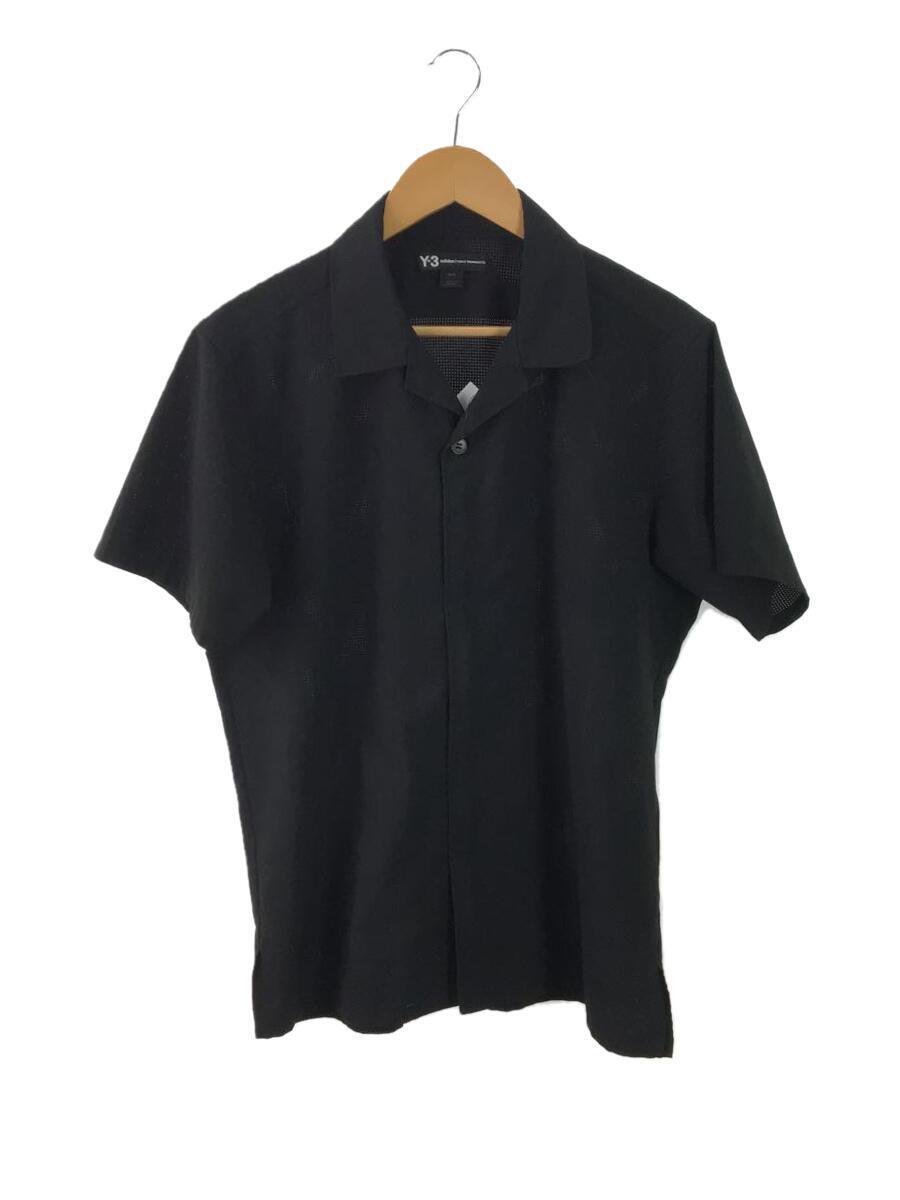 Y-3◆Swim Resort Short-Sleeve Shirt/FN5705/半袖シャツ/M/コットン/BLK/黒