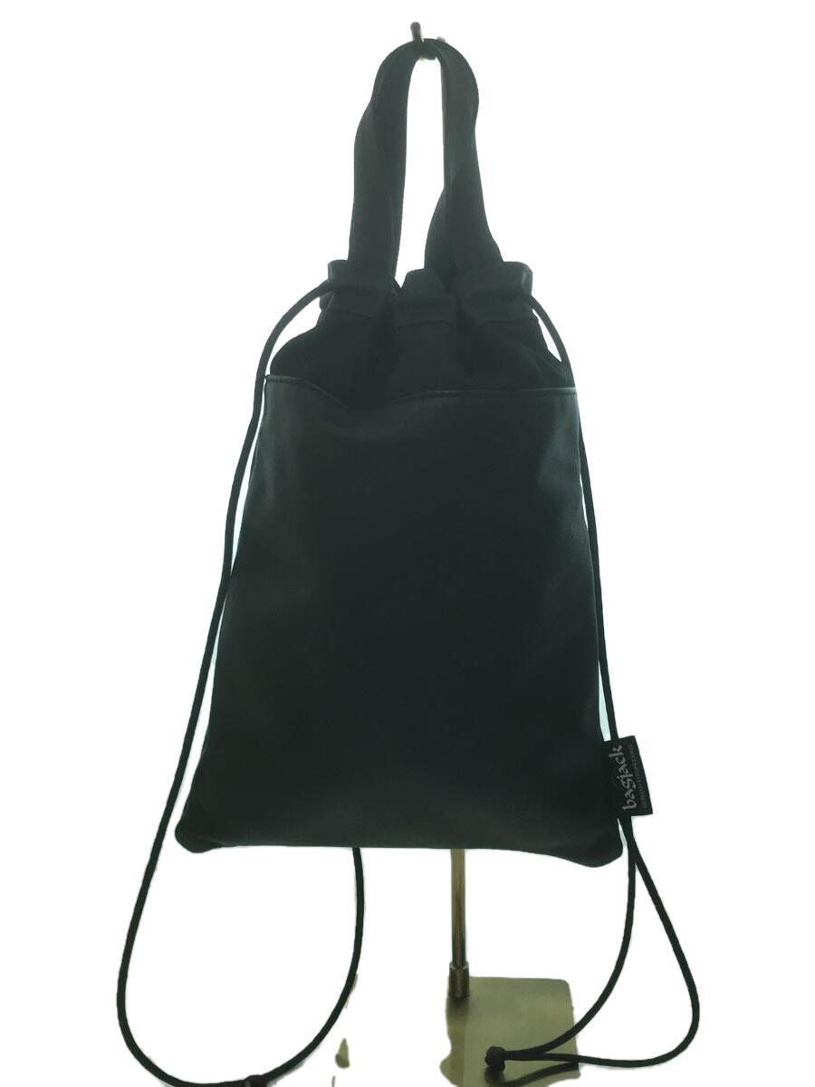 楽天 BAGJACK◇ポーチ/レザー/BLK/無地/small pouchette leathe in L