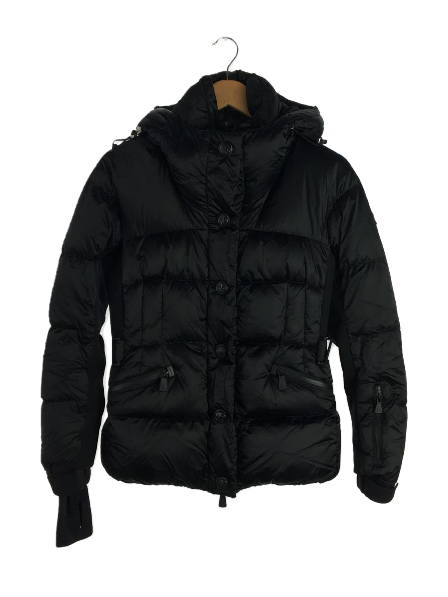 MONCLER◆ANTABIA/ダウンジャケット/1/ポリエステル/BLK/無地_画像1