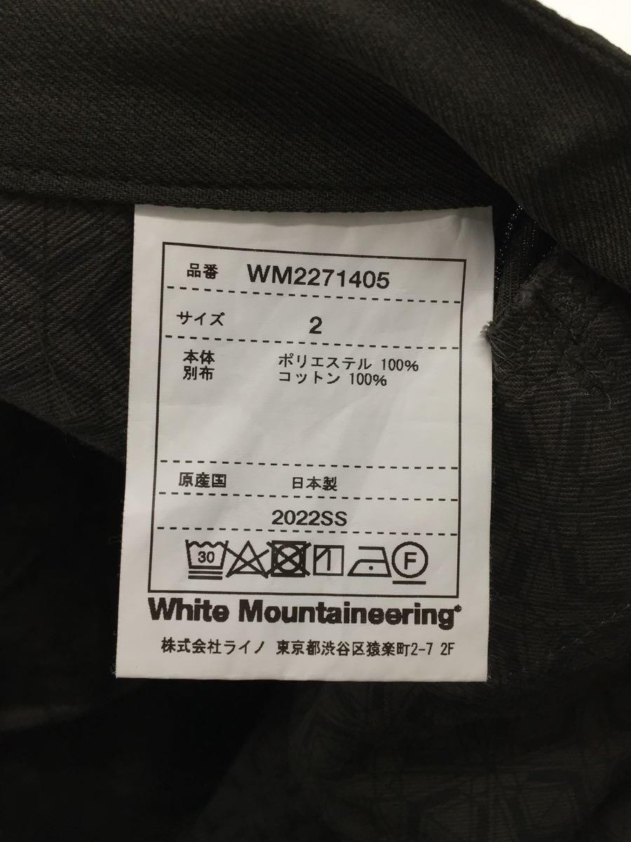 WHITE MOUNTAINEERING◆22ss/TWILLED FATIGUE PANTS/パンツ/2/ポリエステル/カーキ_画像5