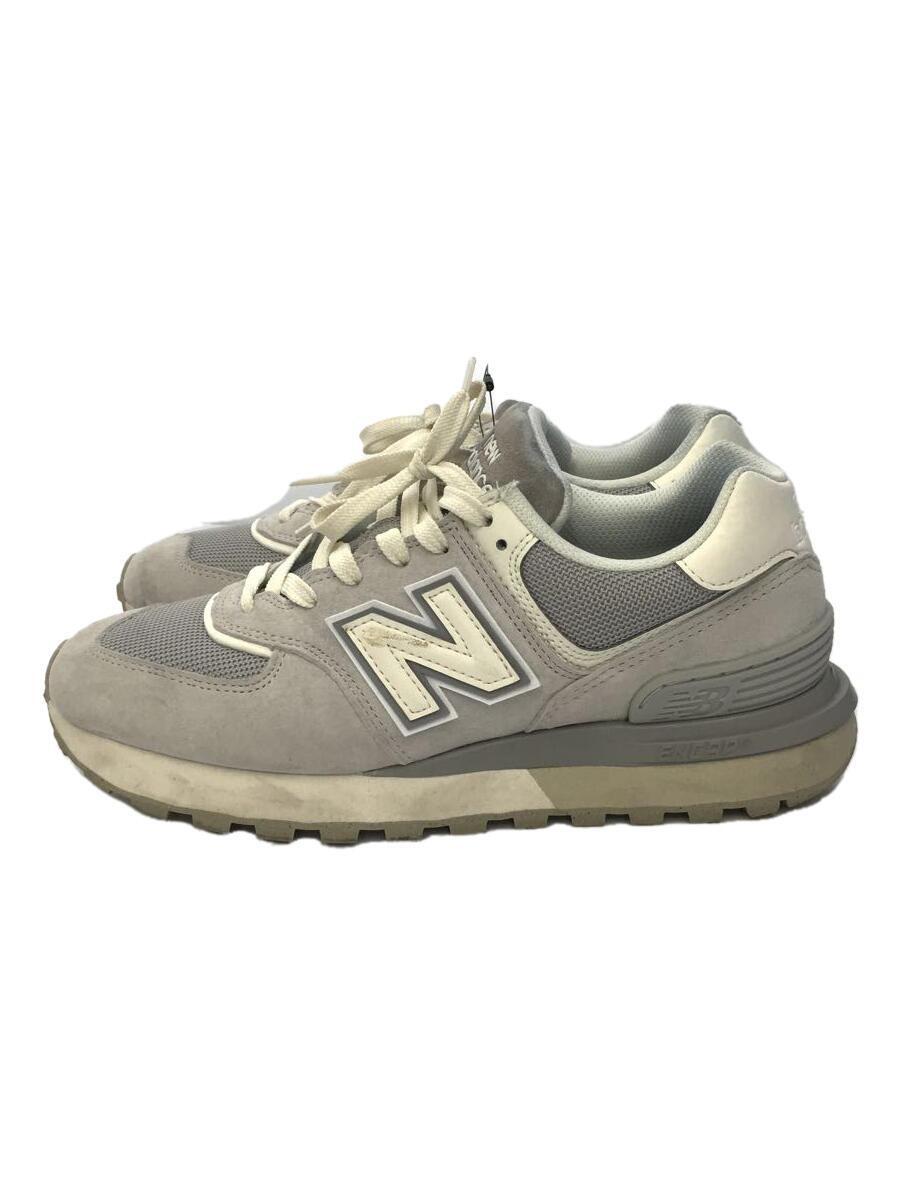 NEW BALANCE◆ローカットスニーカー/26cm/GRY/U574LGVB/使用感有