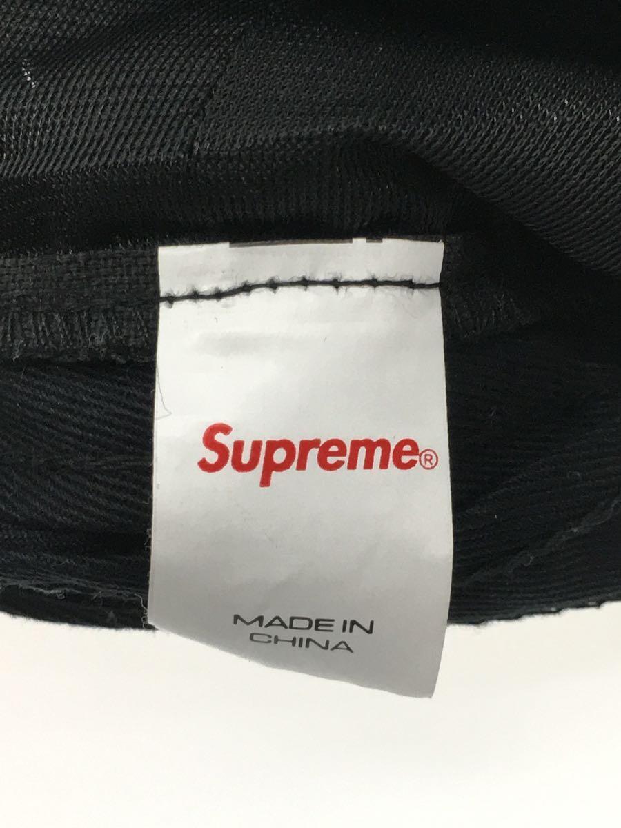 Supreme◆23SS/LEATHER PATCH LOGO/キャップ/-/ナイロン/ブラック/無地/メンズ_画像5