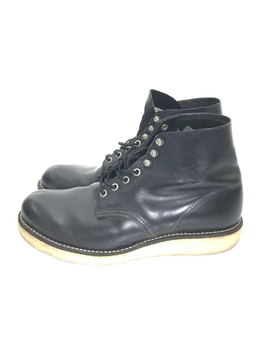 RED WING◆レースアップブーツ/US9/BLK/8165