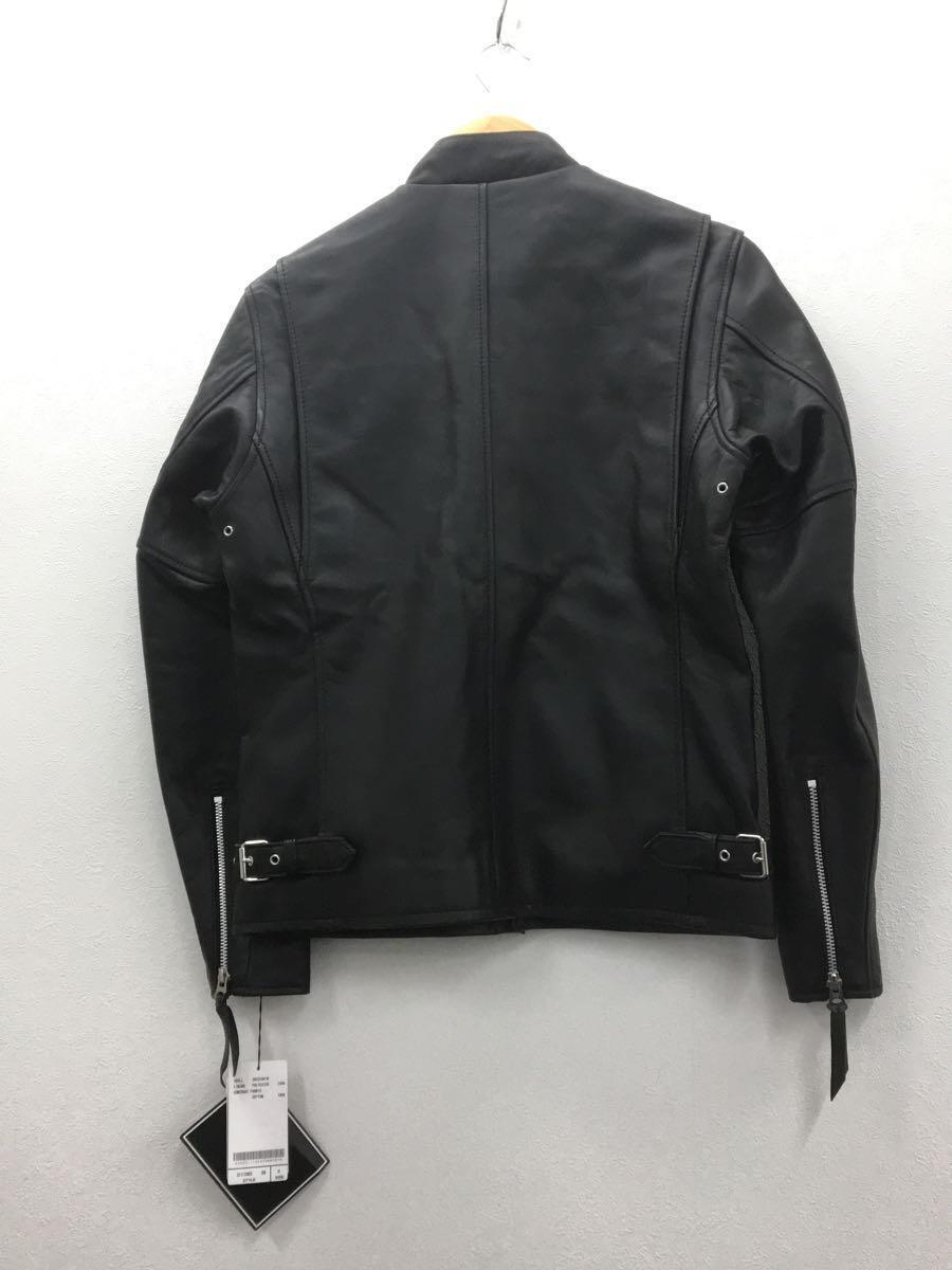 Schott◆SHEEP CLASSIC RACER Jacketレザージャケット・ブルゾン/S/羊革/ブラック_画像2