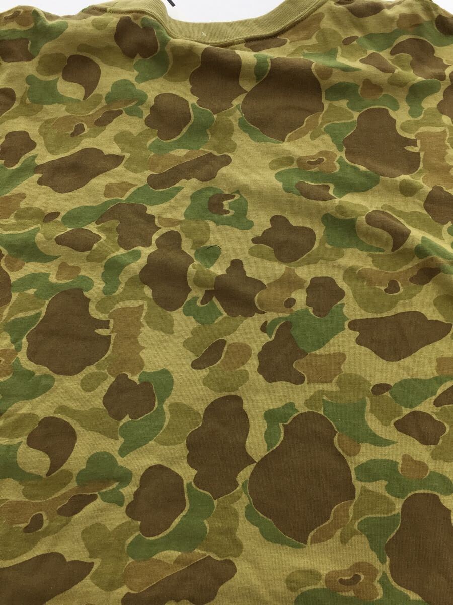 USMC/90s/WW2/Tシャツ/-/コットン/KHK/カモフラ_画像4