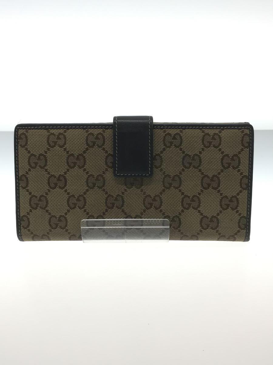 GUCCI◆長サイフ_ラブリー_GGキャンバス/キャンバス/レディース/ロングウォレット_画像2