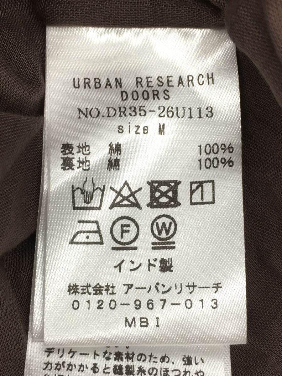 URBAN RESEARCH DOORS◆23SS/ワークジャンパースカート/add fabrics/M/ポリエステル/GRY/DR35-26E_画像4
