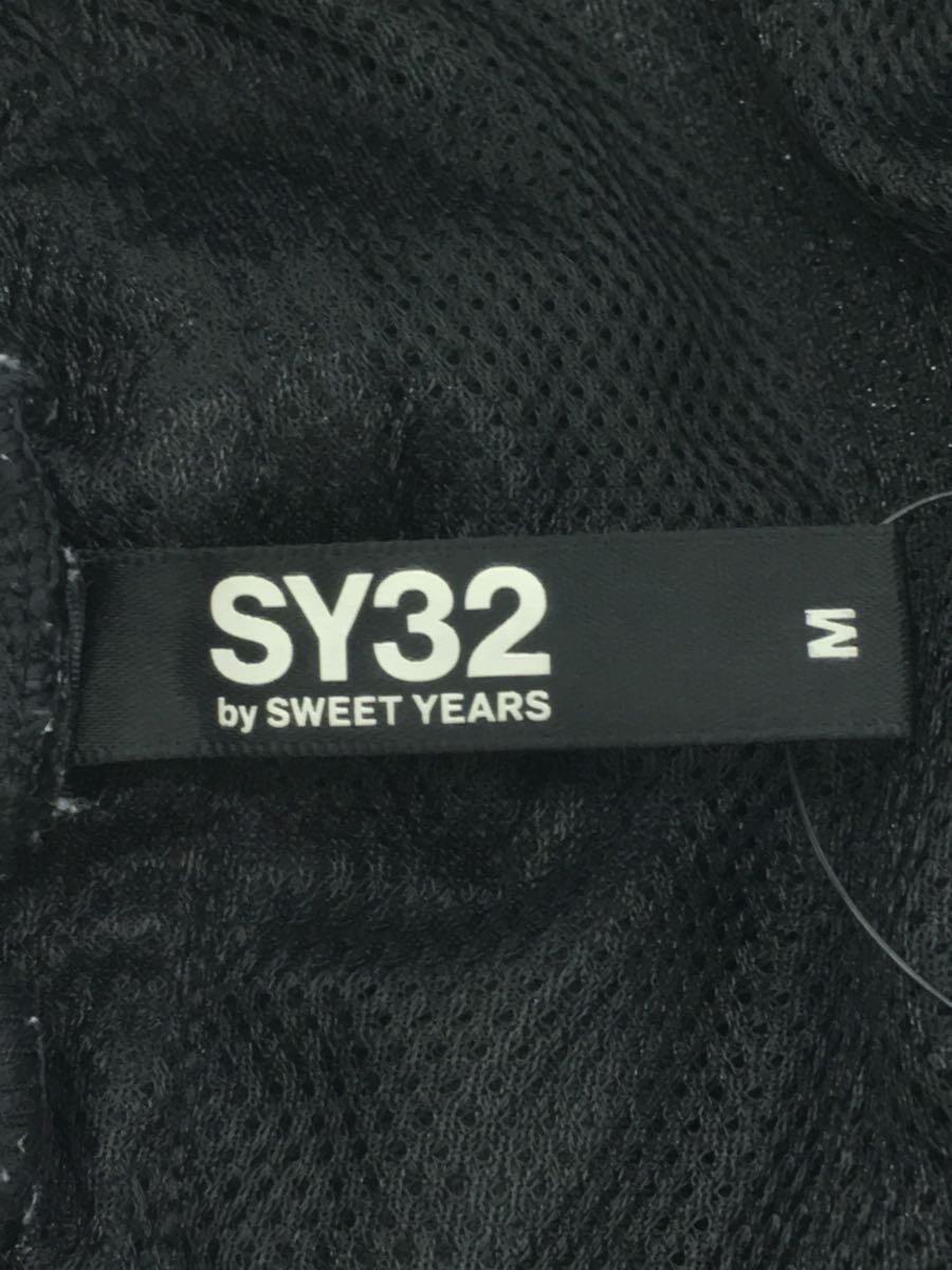 SY32 by SWEET YEARS◆ショートパンツ/M/ポリエステル/BLK/8099GE_画像4