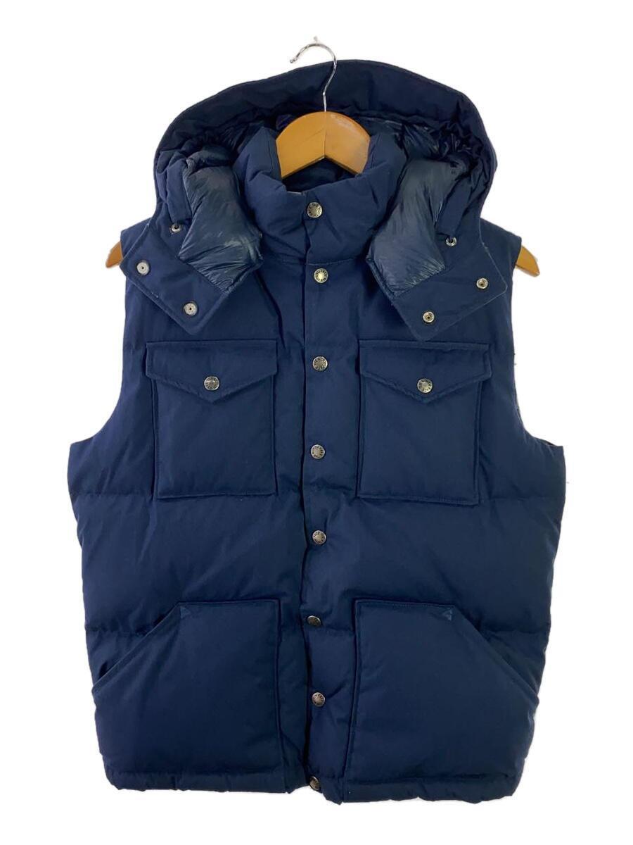 THE NORTH FACE PURPLE LABEL◆65_35 HOODED SIERRA VEST/M/ポリエステル/NVY/無地