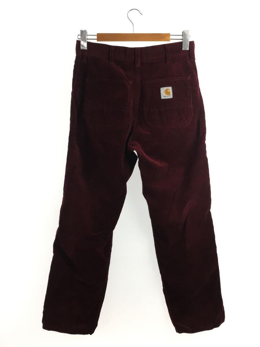 UK CARHARTT◆ボトム/28/コーデュロイ/ボルドー_画像2