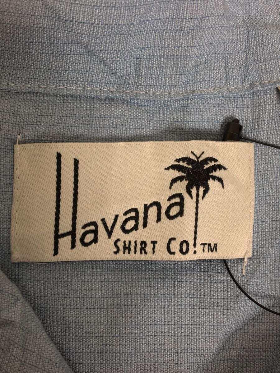 Havana/キューバシャツ/L/汚れ有/レーヨン/BLU_画像3