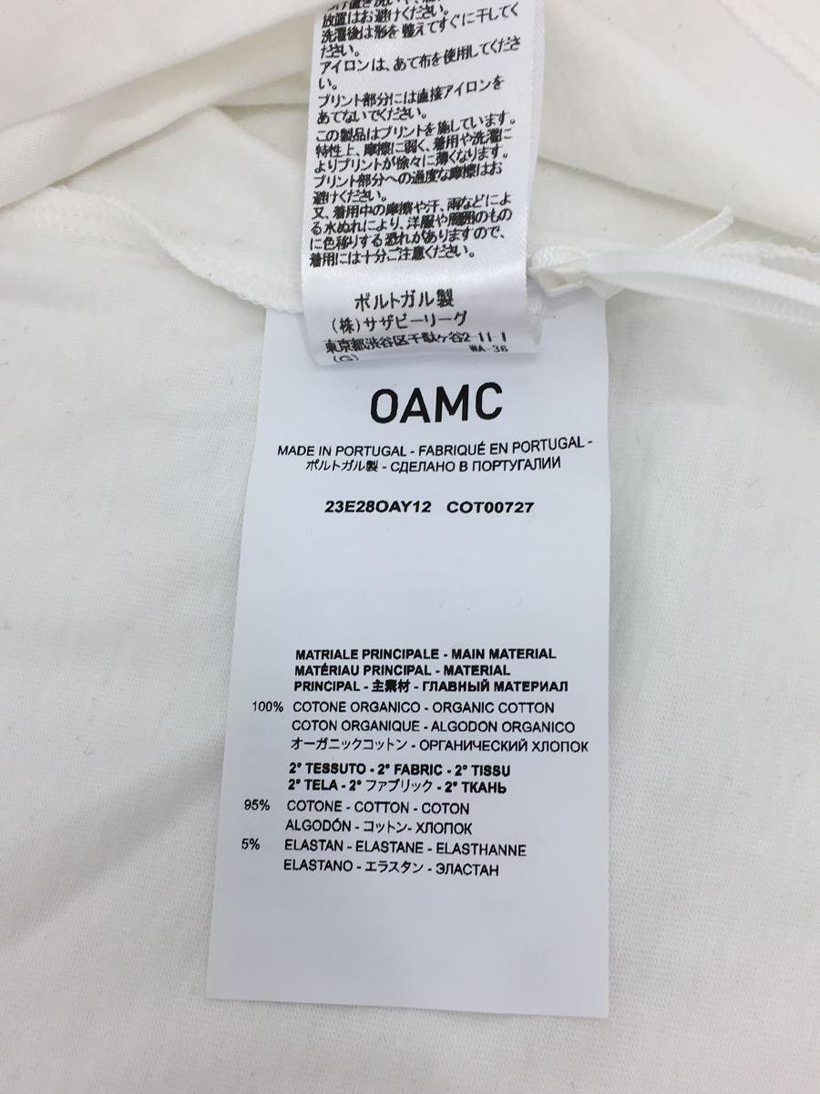 OAMC(OVER ALL MASTER CLOTH)◆Tシャツ/XL/コットン/WHT/23E28OAJ12_画像5