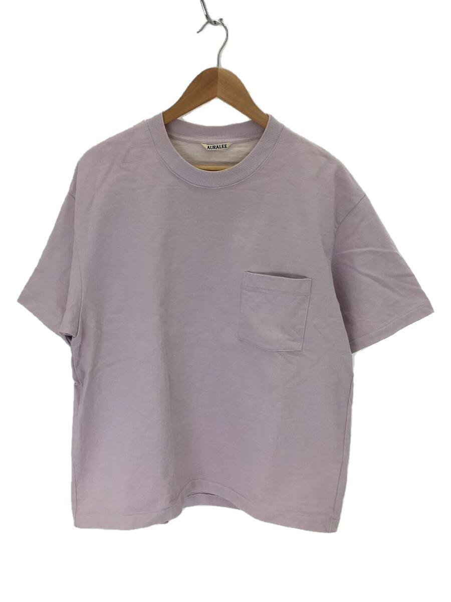AURALEE◆21SS/STAND-UP TEE/Tシャツ/3/コットン/PUP/A21ST01SU
