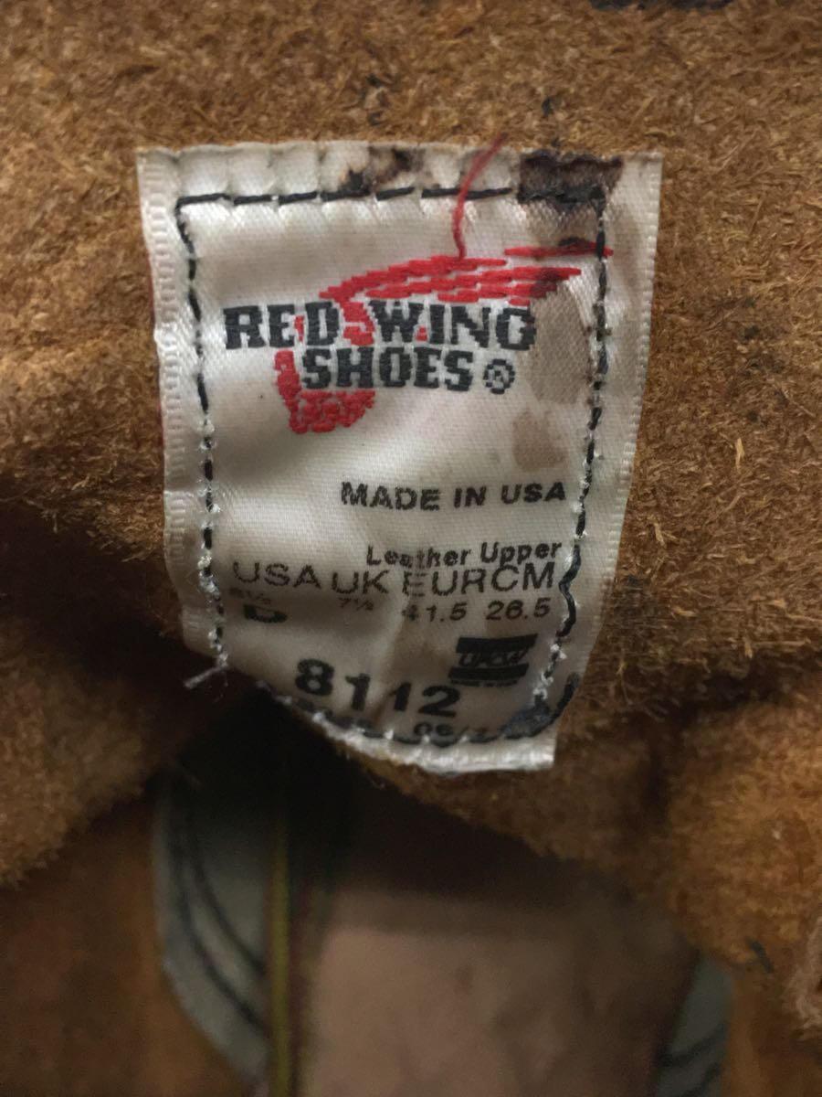 RED WING◆レースアップブーツ/US8.5/8112_画像5