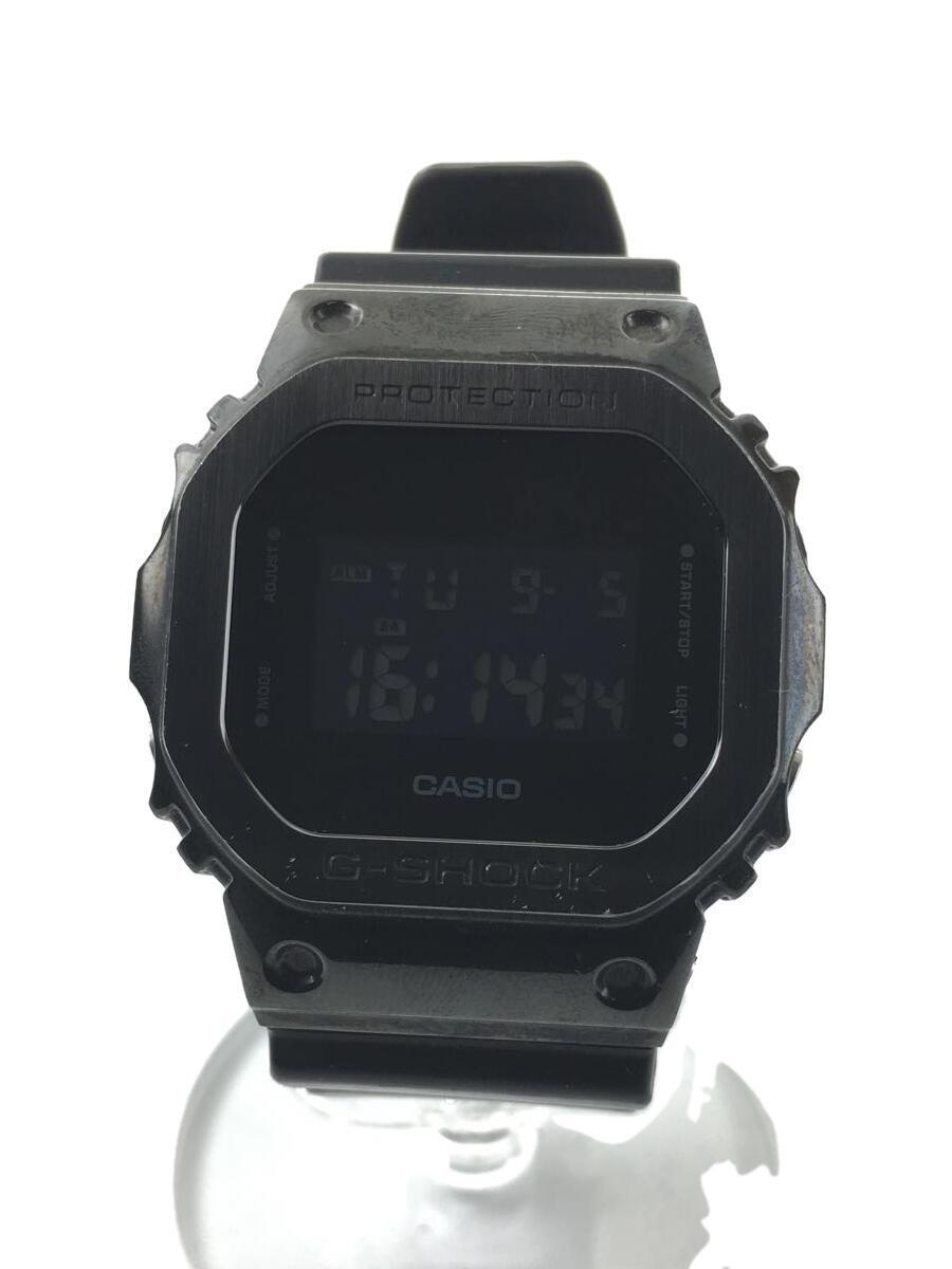 CASIO◆クォーツ腕時計・G-SHOCK/デジタル/BLK/BLK/カシオ/GM-5600B-1JF