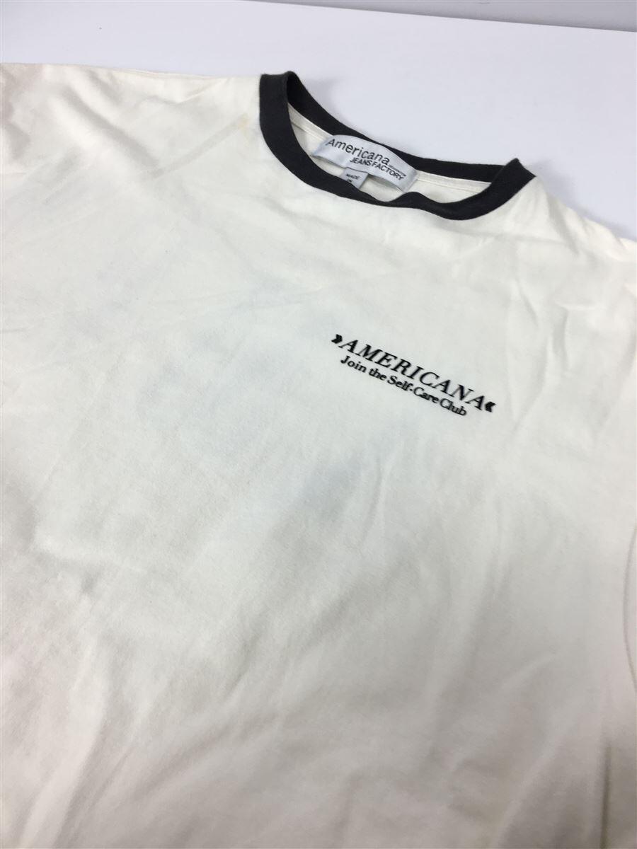 Americana◆Tシャツ/コットン/WHT/プリント_画像4