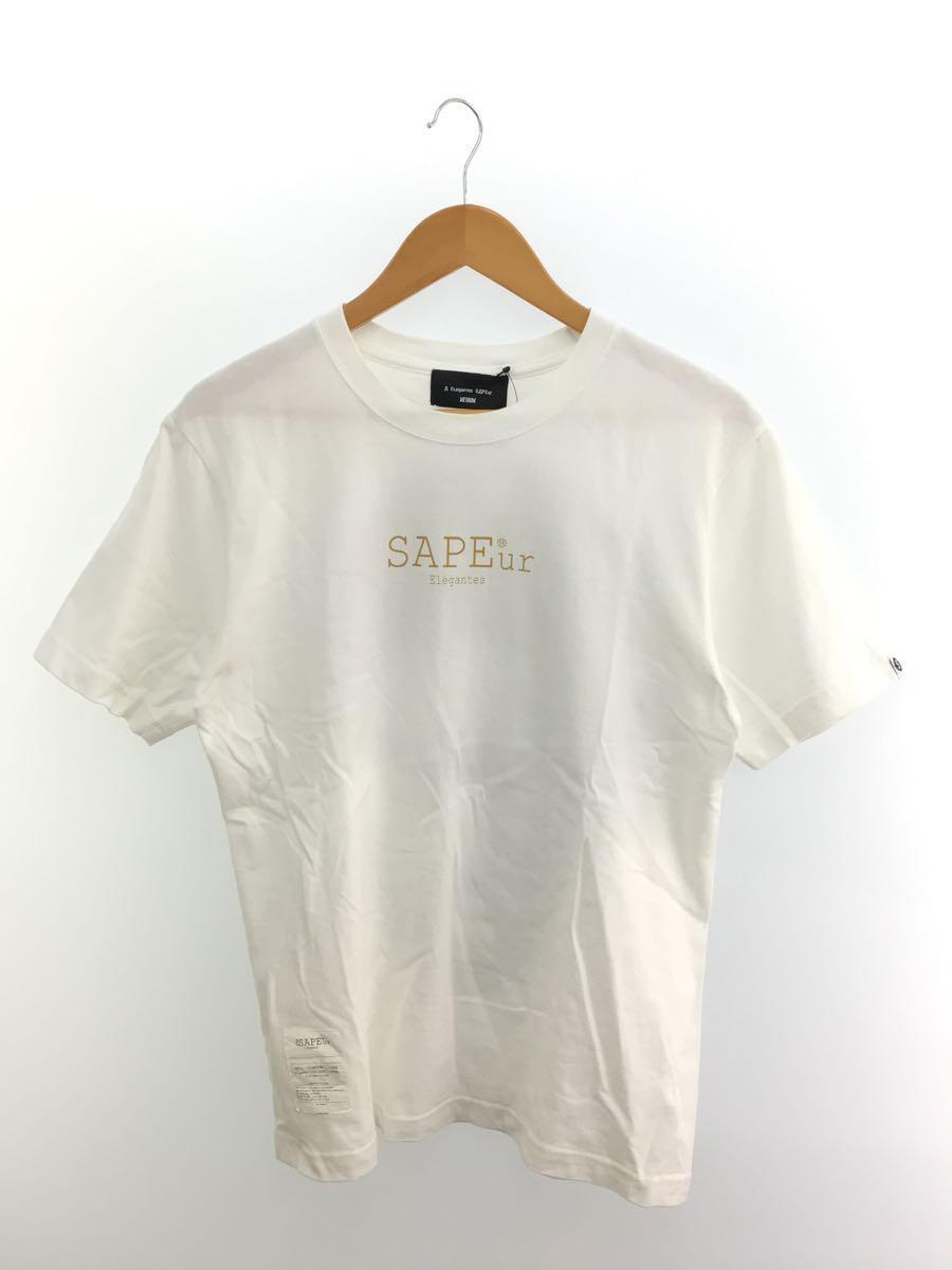 A Elegantes SAPEur◆デニスロッドマン/バックプリントTシャツ/M/コットン/WHT_画像1