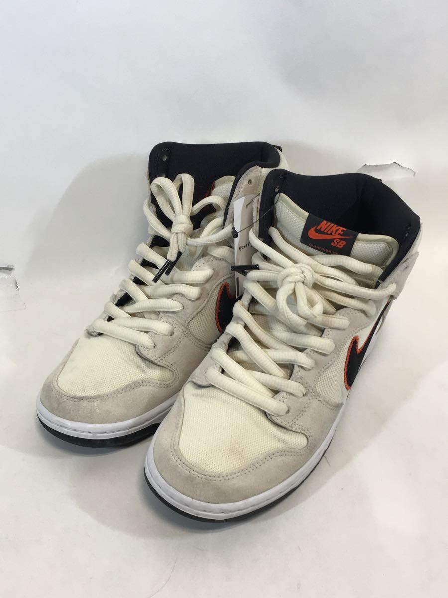 NIKE◆SB DUNK HIGH PRO PRM/ハイカットスニーカー/26cm/アイボリー/DO9394-100