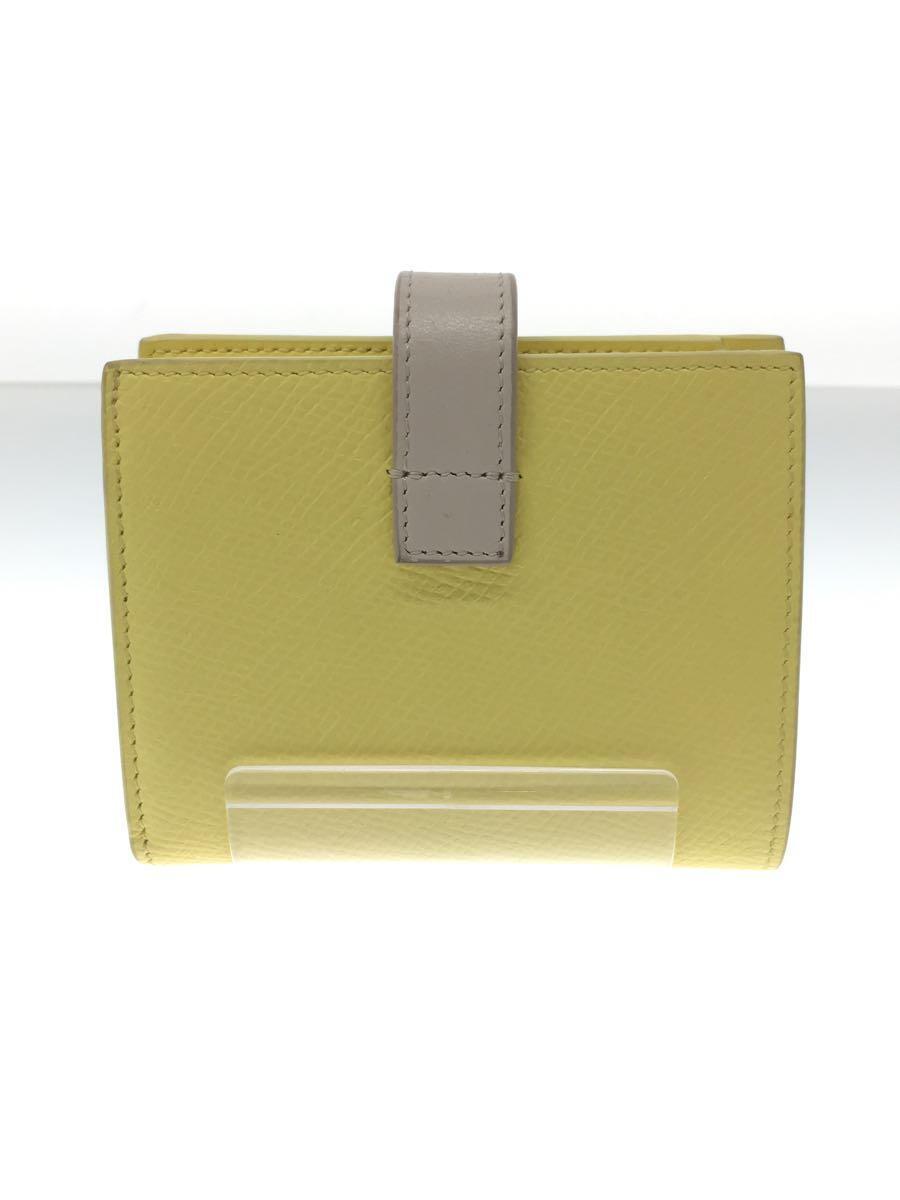 海外輸入】 CELINE◇2つ折り財布/-/YLW/レディース 二つ折り財布(小銭