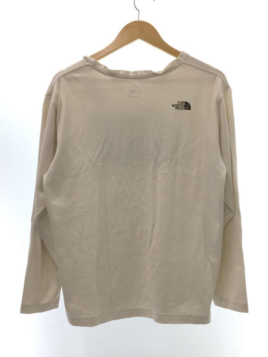 THE NORTH FACE◆L/S CALIFORNIA TEE/L/コットン/WHT_画像2