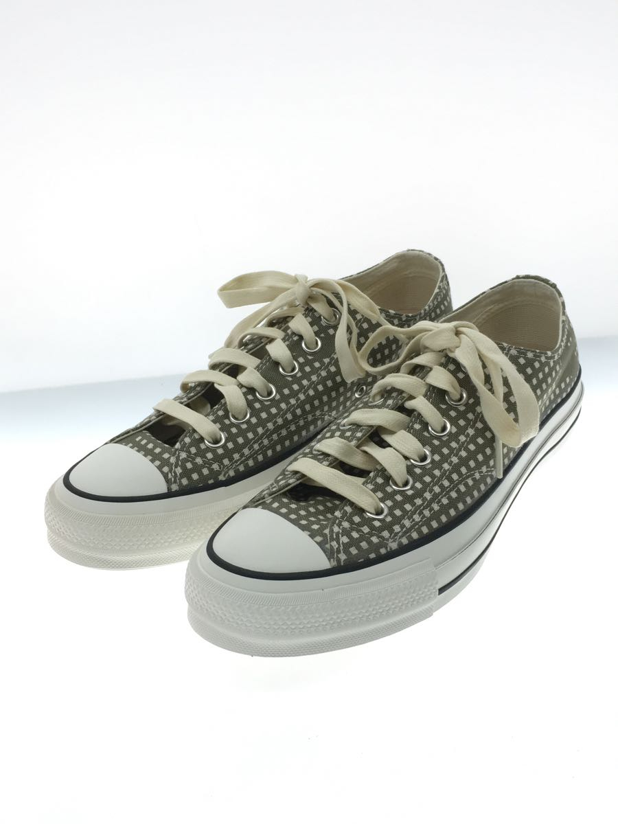 CONVERSE ADDICT◆チャックテイラー NU OX/スニーカー/26.5cm/GRN/キャンバス/エヌハリウッド/アンダーカバー_画像2