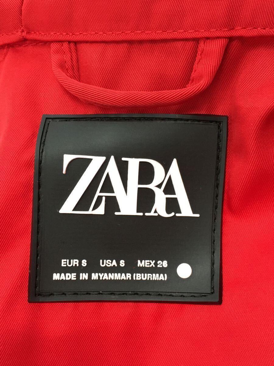 ZARA◆ナイロンジャケット/S/ナイロン/RED_画像3