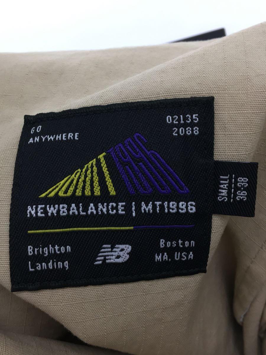 NEW BALANCE◆ワイドテーパードパンツ/S/コットン/BEG/AMP25013_画像5