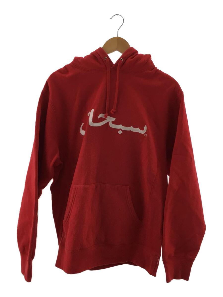 Supreme◆17AW/Arabic Logo Hooded Sweatshirt/L/コットン/RED