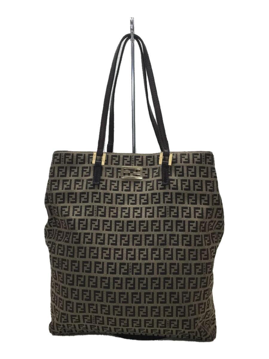 売れ筋がひ! FENDI◇トートバッグ/キャンバス/BRW/総柄/8BH131 その他