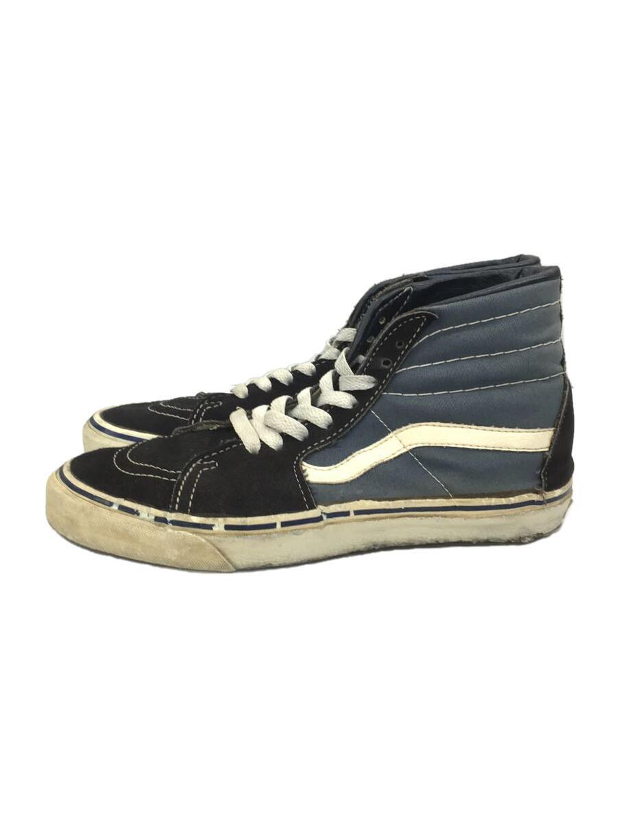 VANS*90s/USA made / skate high / is ikatto sneakers /-/NVY/ canvas 