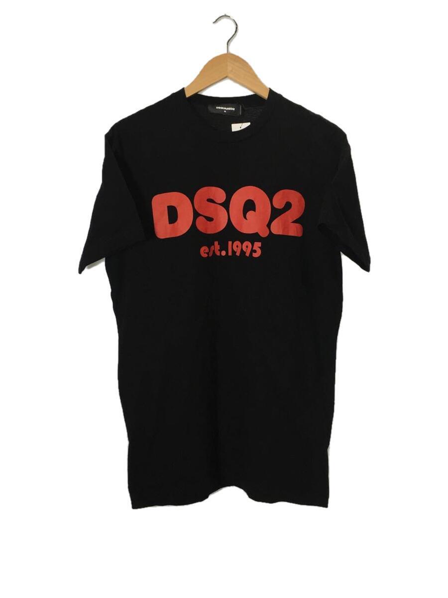 DSQUARED2◆DSQ2 COOL T-SHIRT/Tシャツ/M/コットン/BLK/S74GD1086