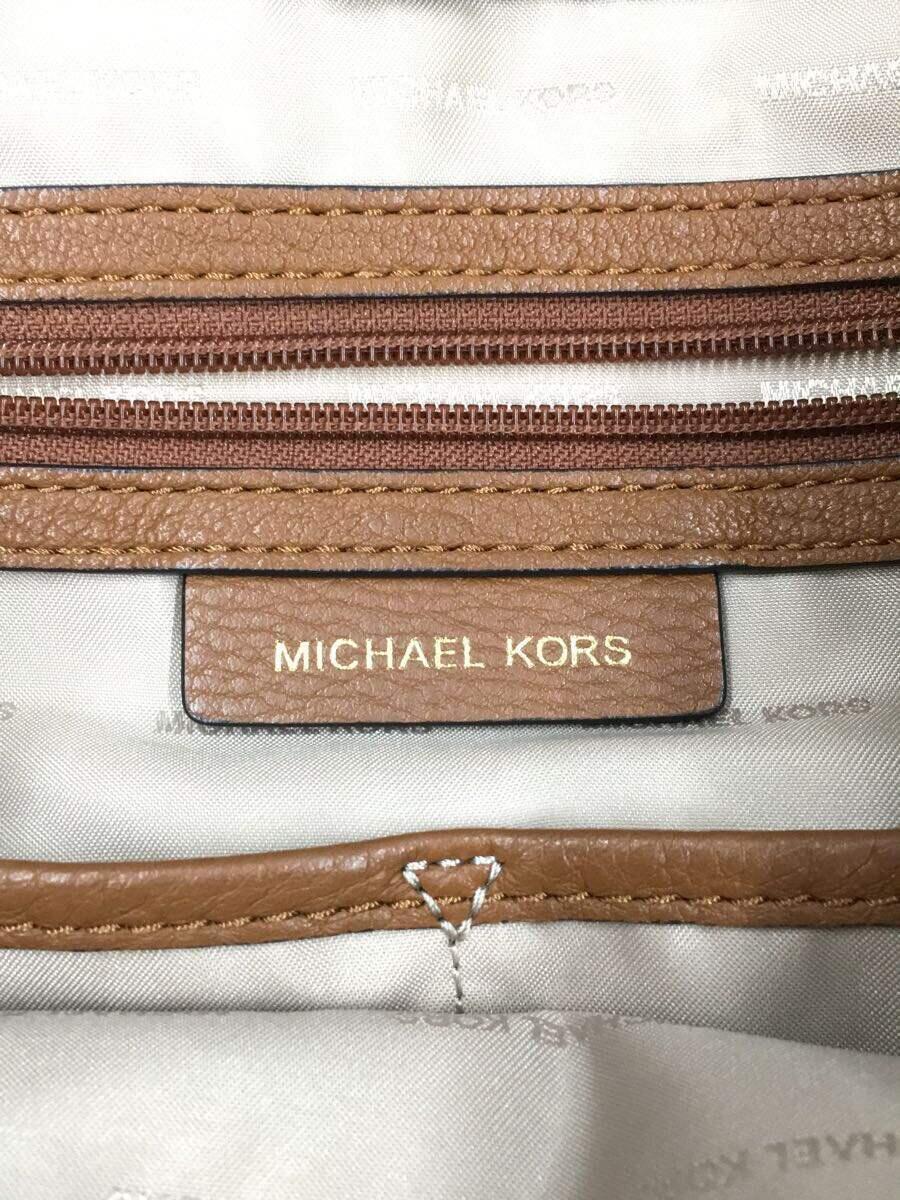 MICHAEL KORS◆2WAYトートバッグ/ブルックリン ラージ/レザー/BRW/30S7GBNS3L_画像5