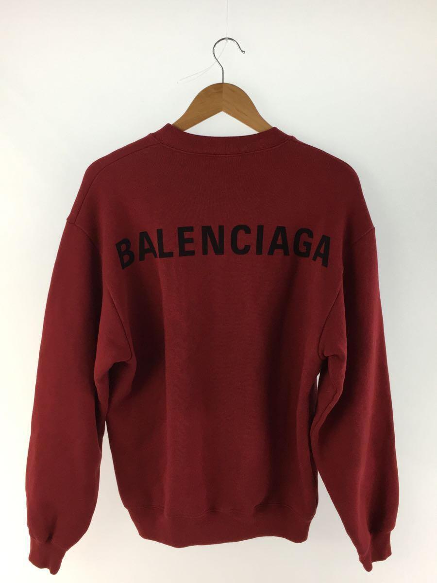 BALENCIAGA◆パーカー/XS/コットン/RED/556147 TDV53_画像2