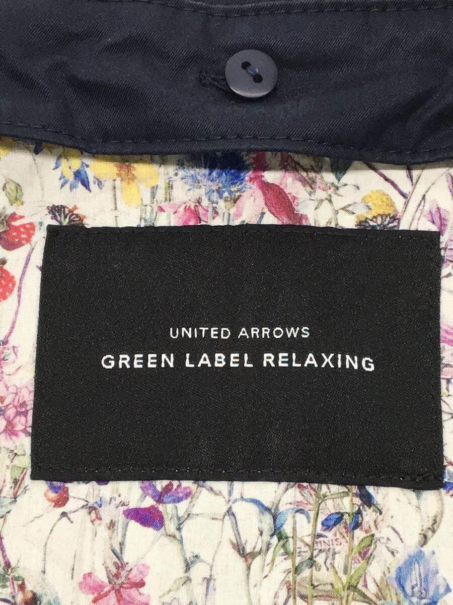 UNITED ARROWS green label relaxing◆トレンチコート/36/コットン/NVY/無地_画像3