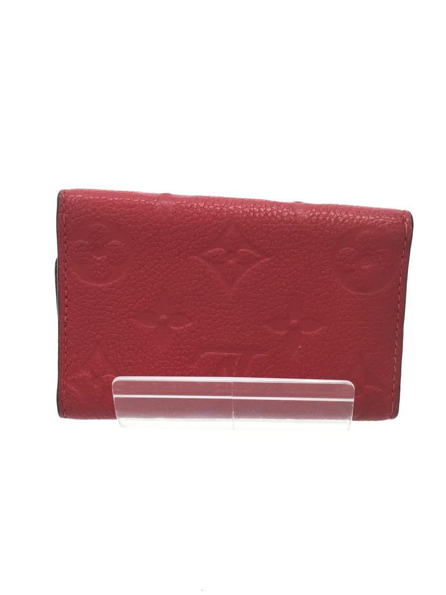 LOUIS VUITTON◆ミュルティクレ6_モノグラム・アンプラント/牛革/RED/レディース_画像2