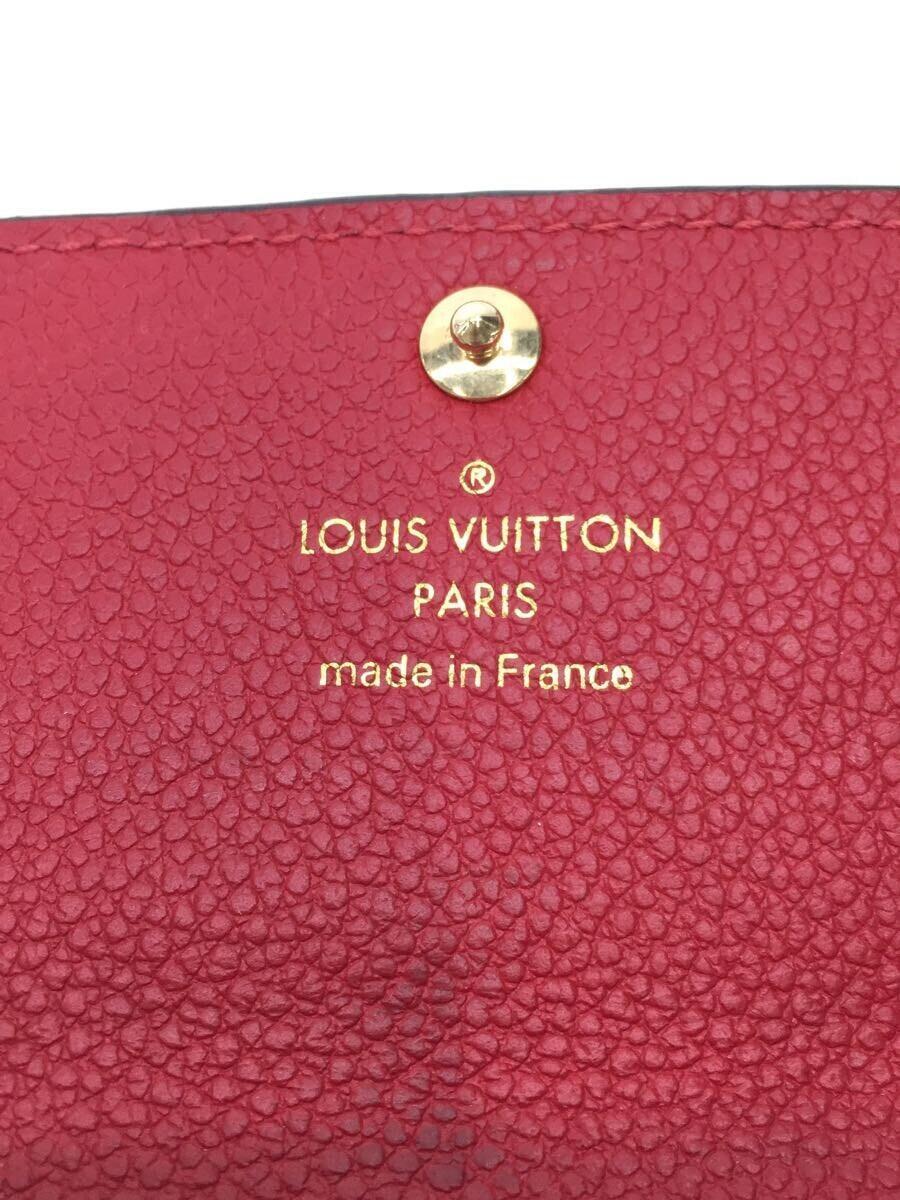 LOUIS VUITTON◆ミュルティクレ6_モノグラム・アンプラント/牛革/RED/レディース_画像3