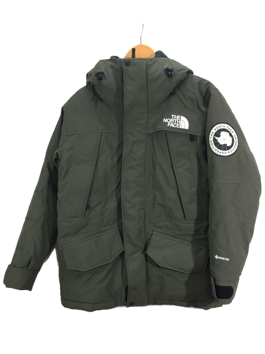 THE NORTH FACE◆Antarctica Parka/アンタークティカパーカー/ダウンジャケット/S/ナイロン/KHK/無地/_画像1