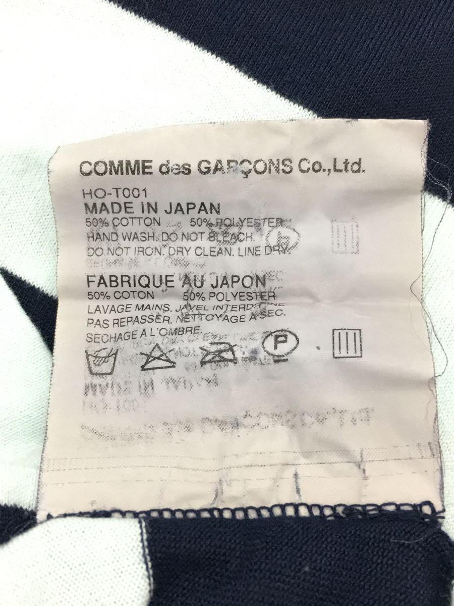 COMME des GARCONS HOMME◆Tシャツ/M/ポリエステル/BLU/AD2014_画像4