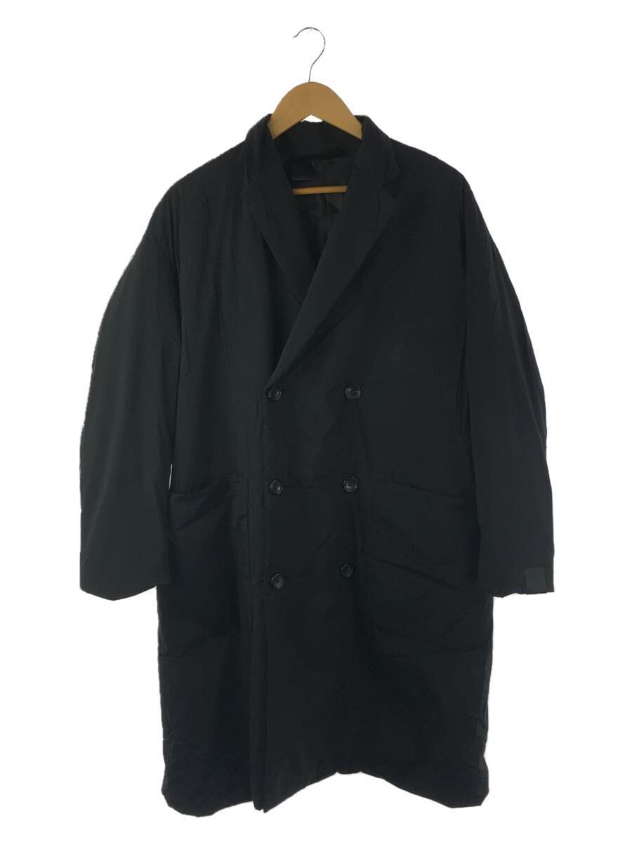 N.HOOLYWOOD◆DOUBLE BREASTED LONG COAT/36/ナイロン/BLK/292-C001-007peg