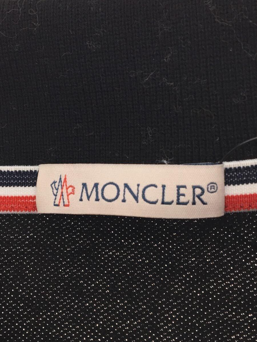 MONCLER◆ポロシャツ/XS/コットン/ブラック/E10938386061_画像3