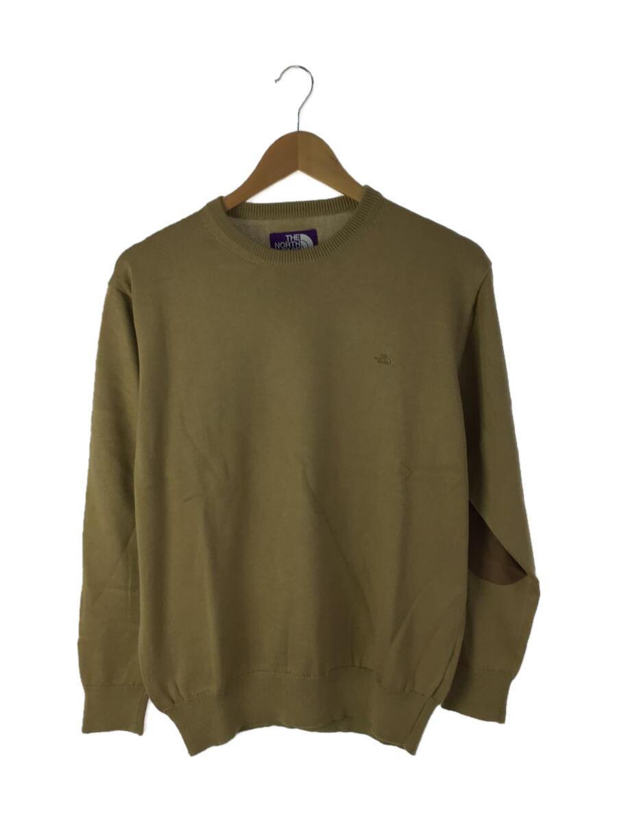 THE NORTH FACE PURPLE LABEL◆Pack Field Sweater/セーター(薄手)/S/ポリエステル/BEG/NT6900N