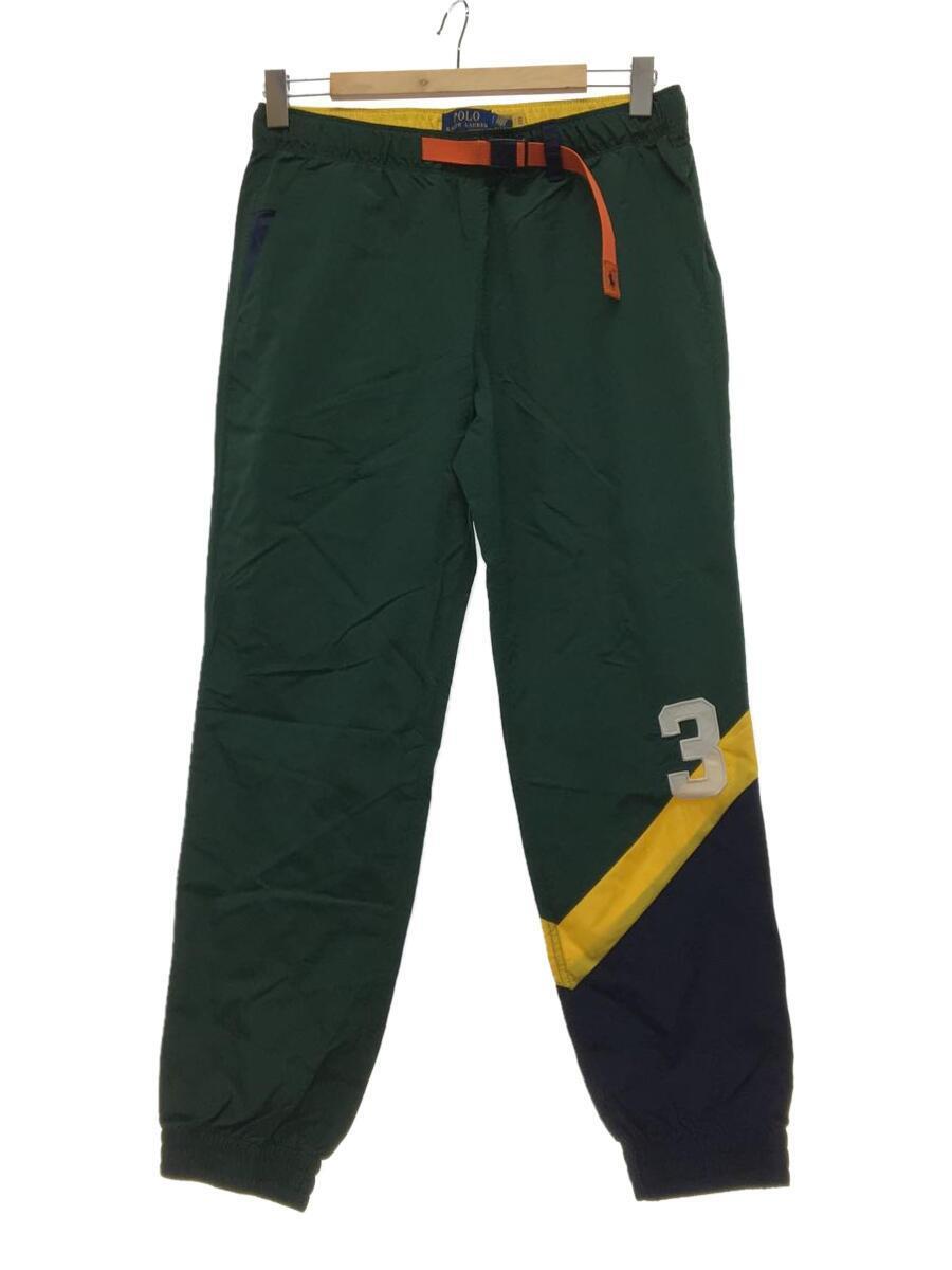 POLO RALPH LAUREN◆Water-Resistant Hiking Pant/ハイキングパンツ/ボトム/S/ナイロン/グリーン