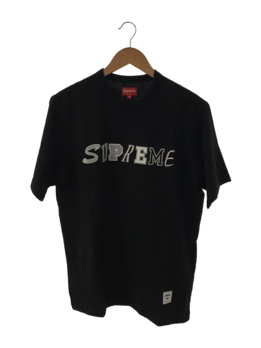Supreme◆20AW/collage logo S/S TOPTシャツ/M/コットン/BLK