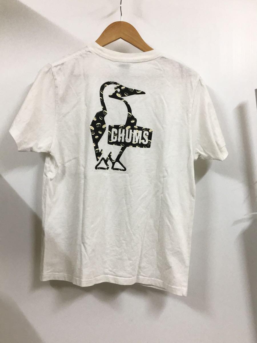 CHUMS◆Tシャツ/M/コットン/WHT_画像2