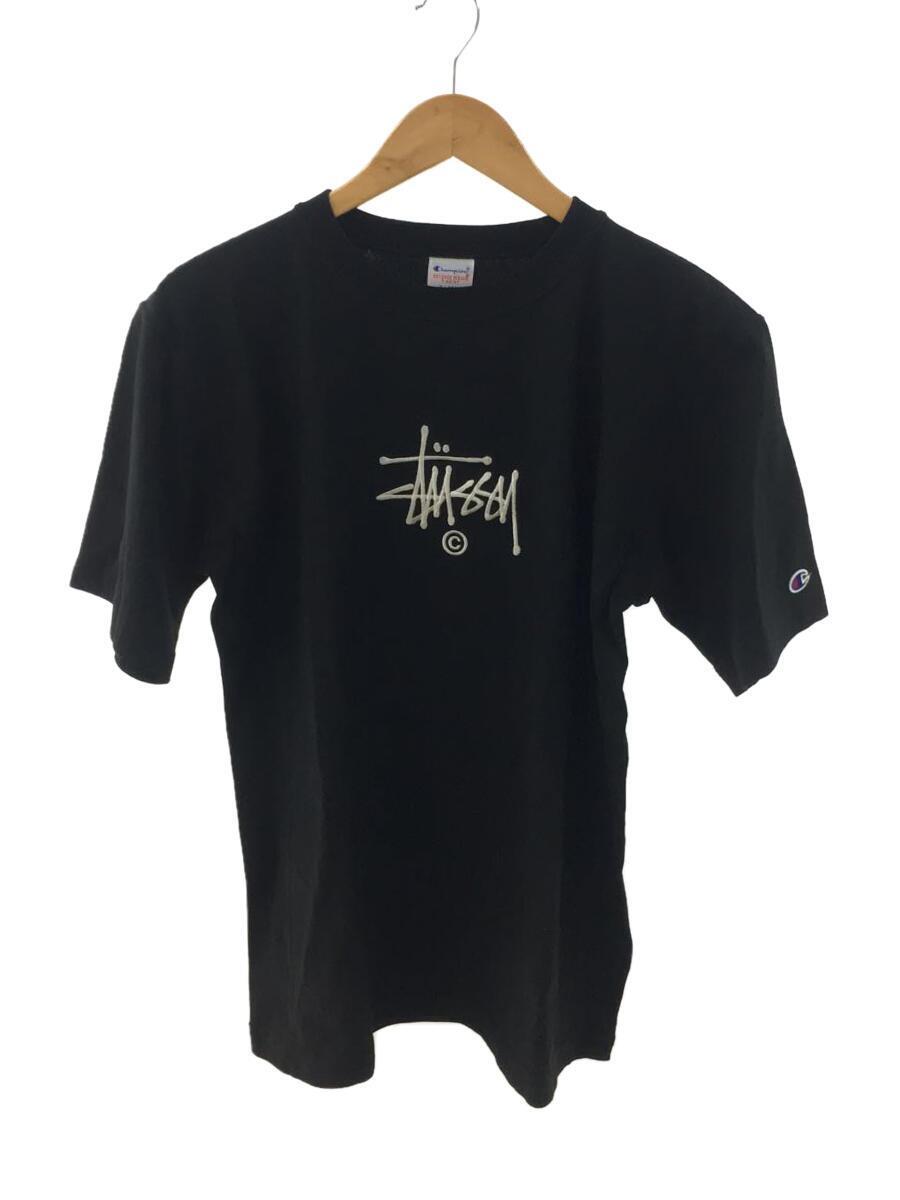 STUSSY◆Tシャツ/XL/コットン/BLK/無地/C8-H344